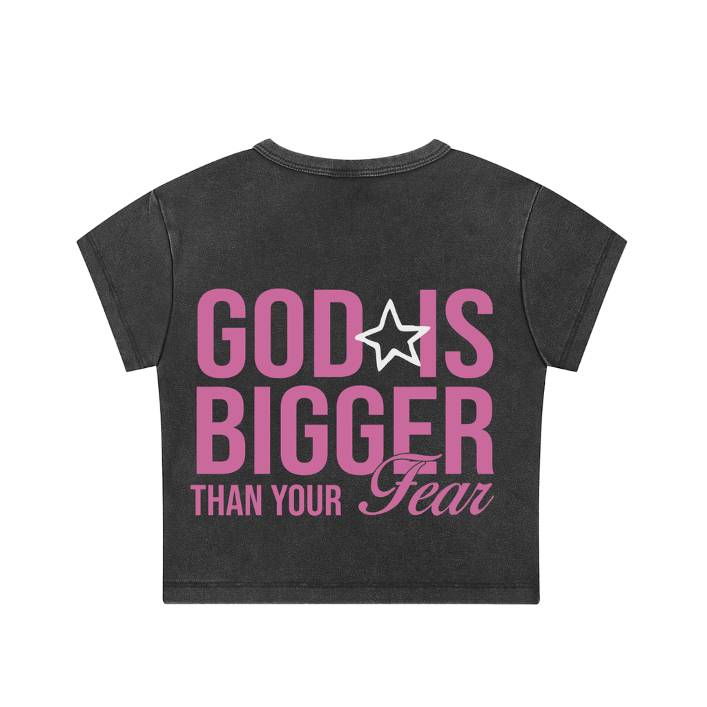 Snow Washed Crop Top