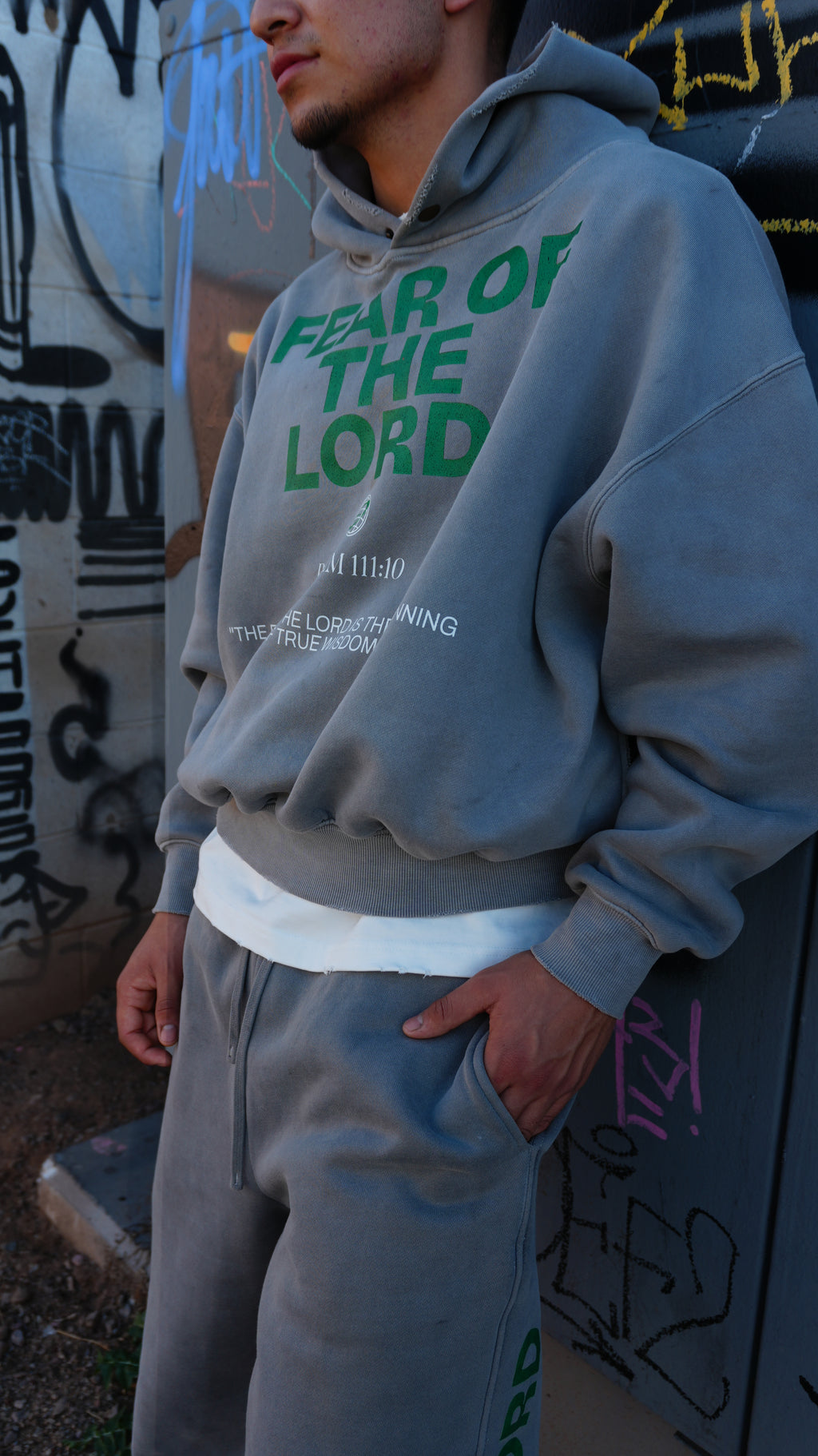 Fear Of The Lord Washed Fleece Hoodie