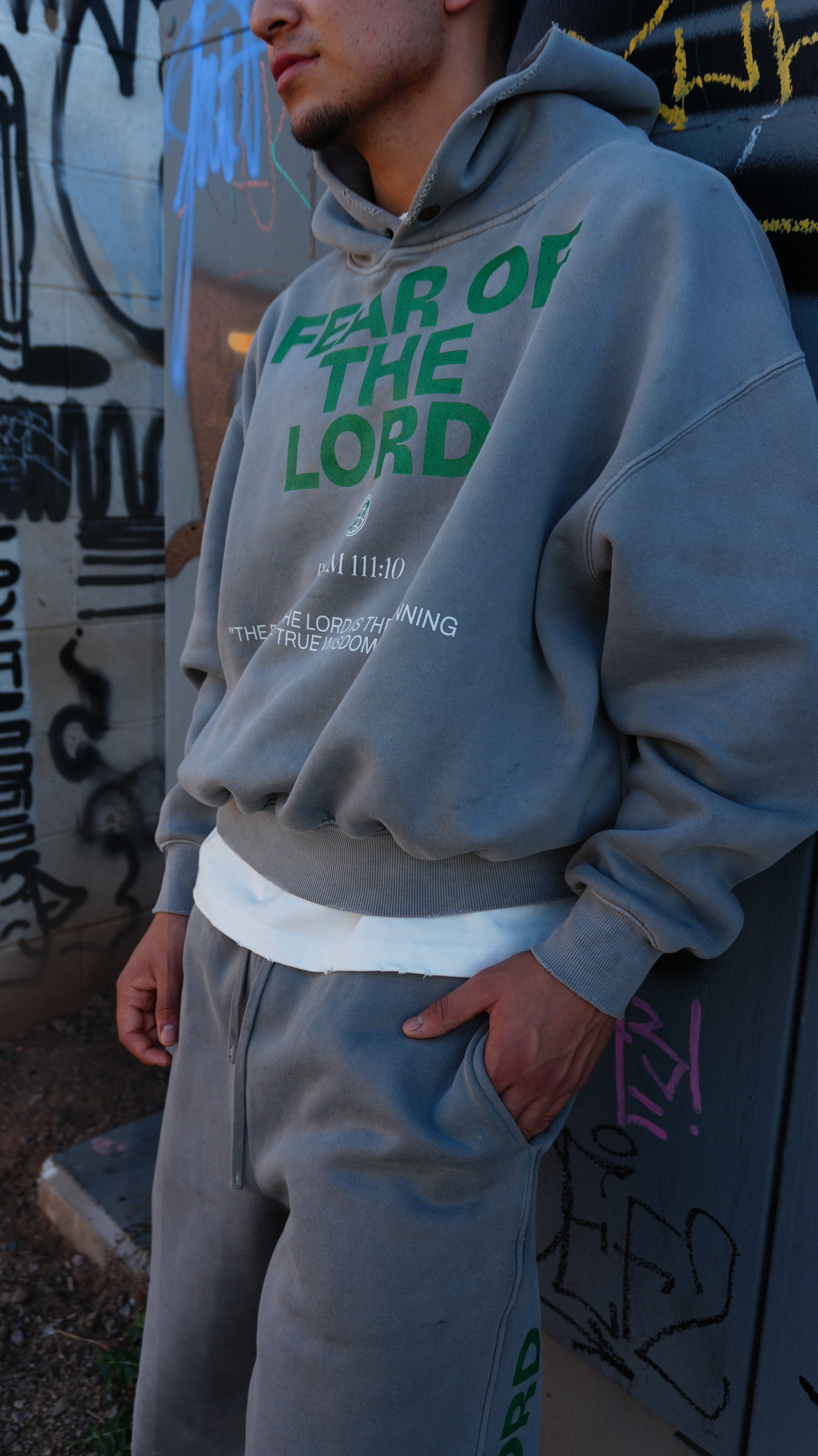 Fear Of The Lord Washed Fleece Hoodie