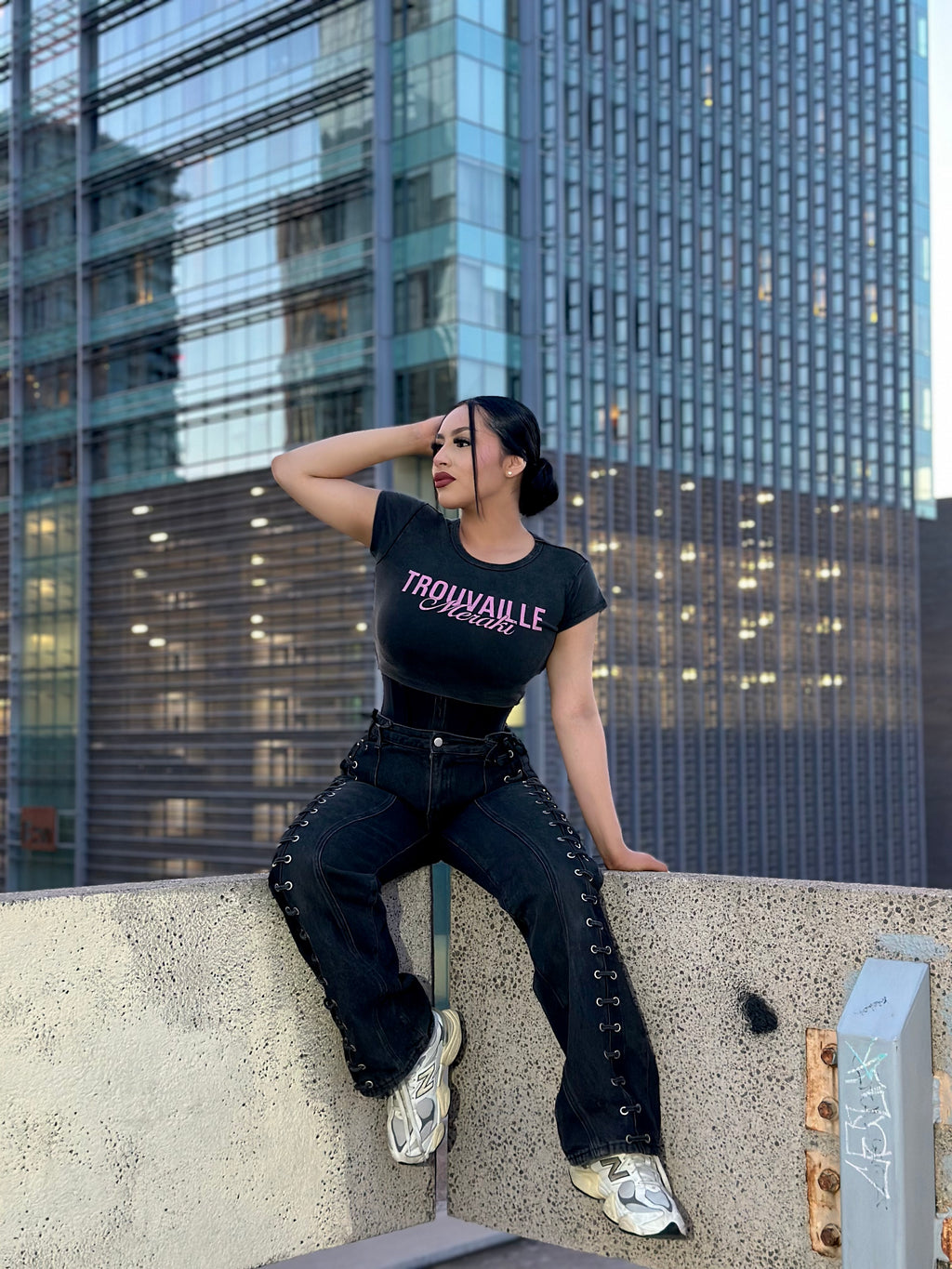 Snow Washed Crop Top