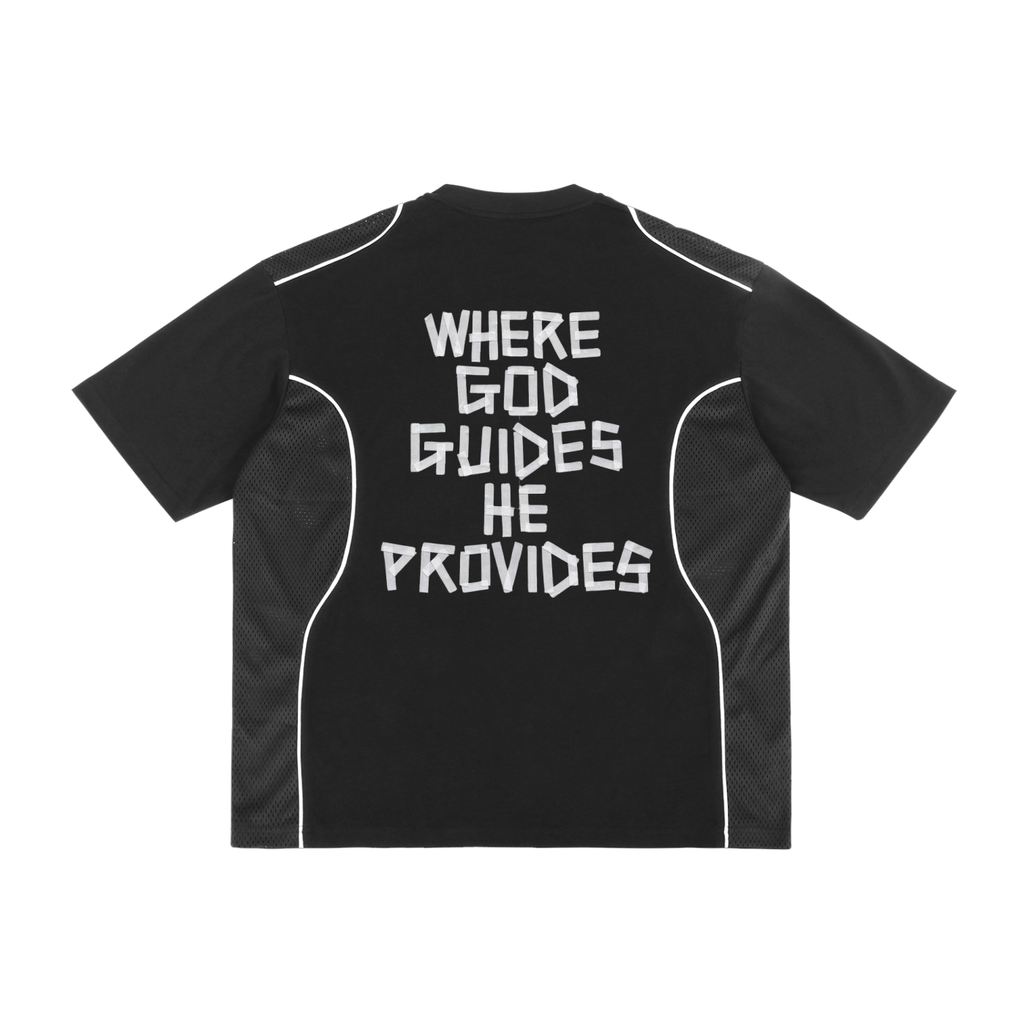 Contrast Piped Panel T-Shirt